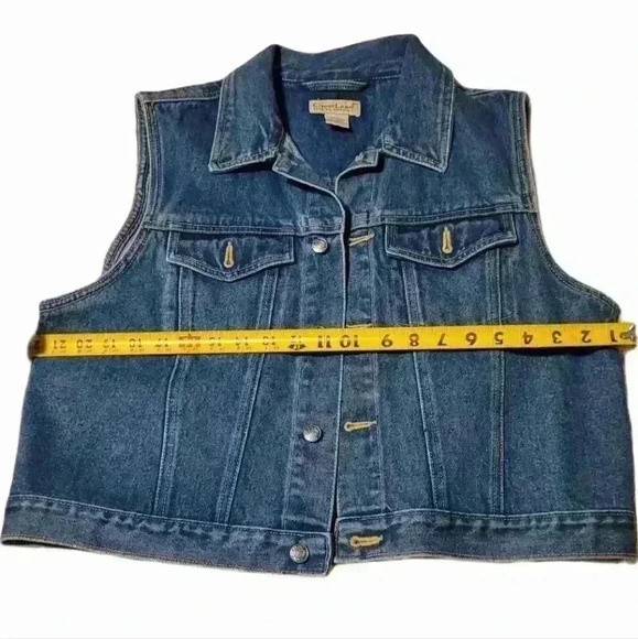 Great Land Denim Vest 90s - Picture 7 of 7